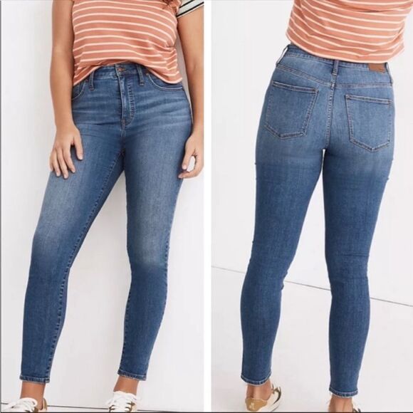 Madewell Denim - Madewell Curvy High Rise Skinny Crop Jeans Size 26